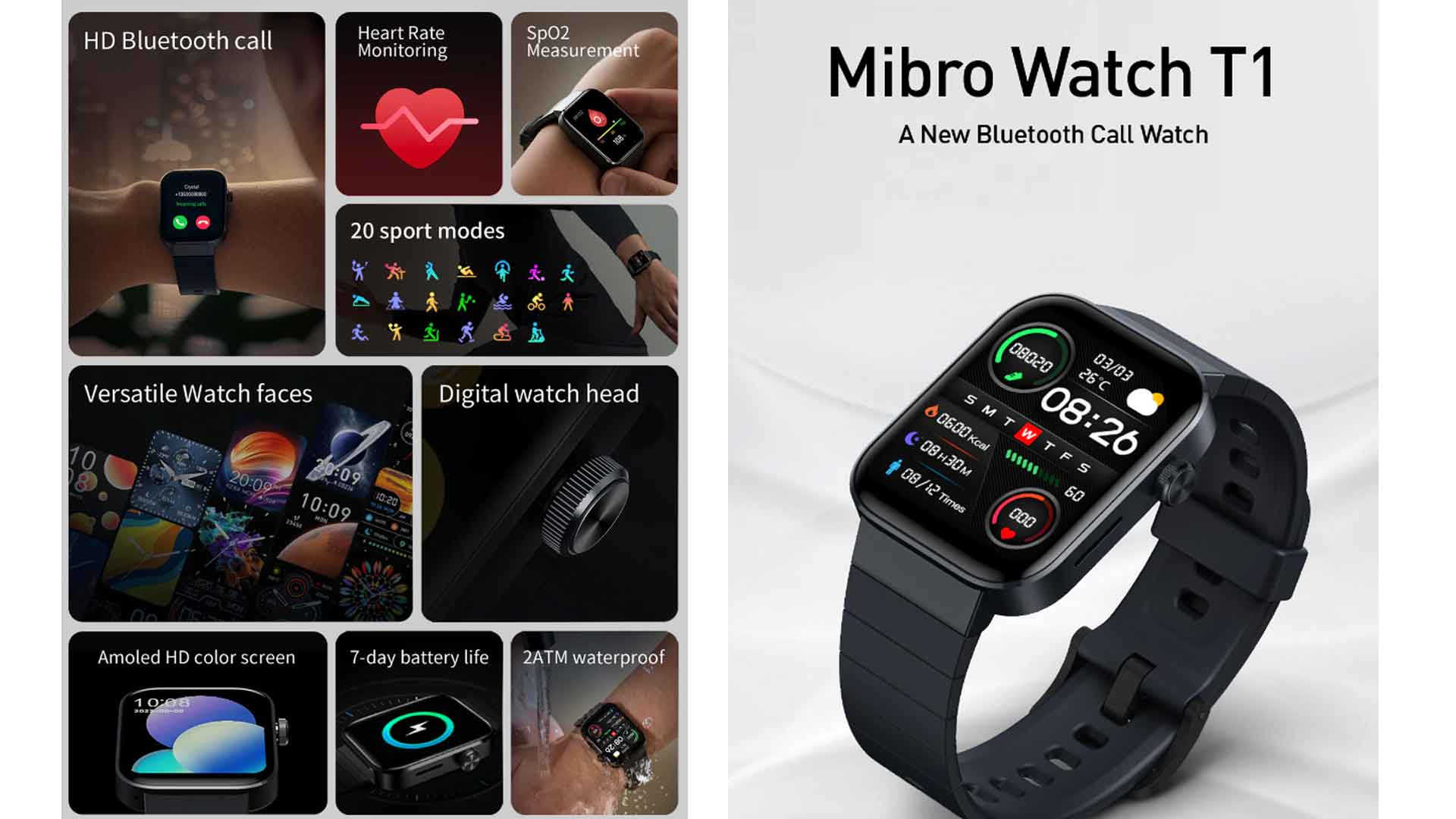 Mibro T1 Mibro smartwatch Xiaomi Mibro smart watch Xiaomi watch Mibro watch Mibro T1 specs Mibro T1 price Mibro T1 review