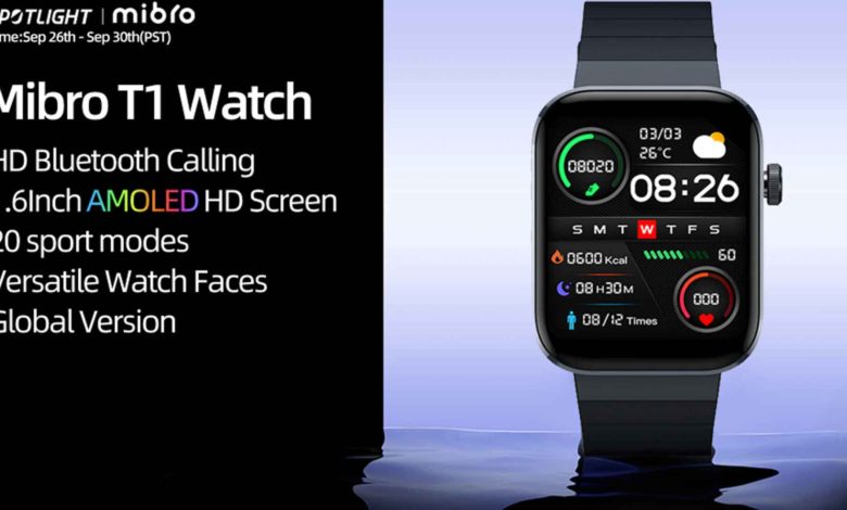 Mibro T1 watch, Mibro smartwatch, Xiaomi Mibro, smart watch, Xiaomi watch, Mibro watch, Mibro T1 specs, Mibro T1 price, Mibro T1 revi