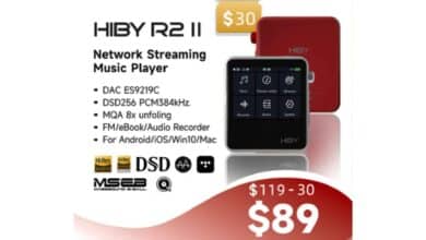 HiBy R2 II best mp3 portable DAP music player