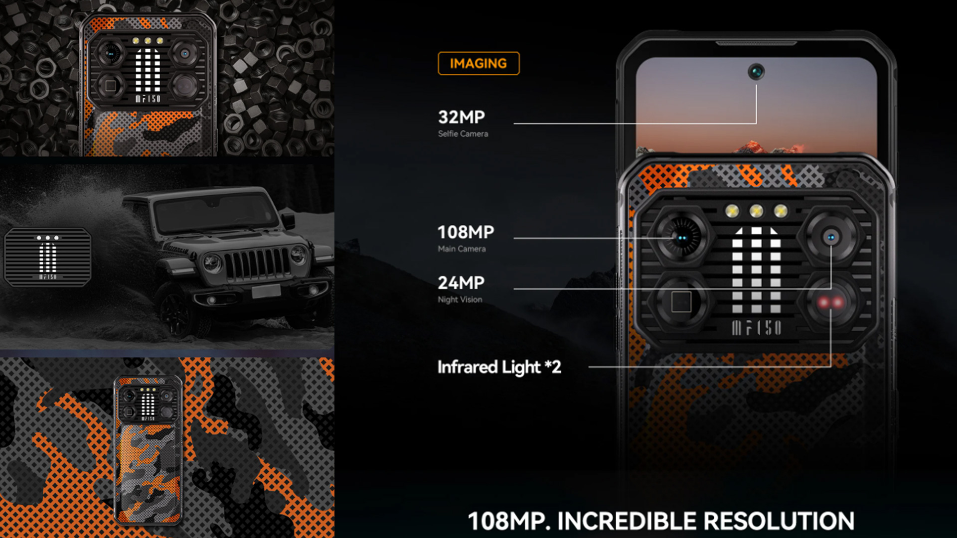 IIIF150 B2 Pro rugged phone camera, features, specs