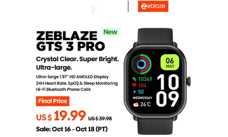 Zeblaze GTS 3 Pro review, price, features, specs