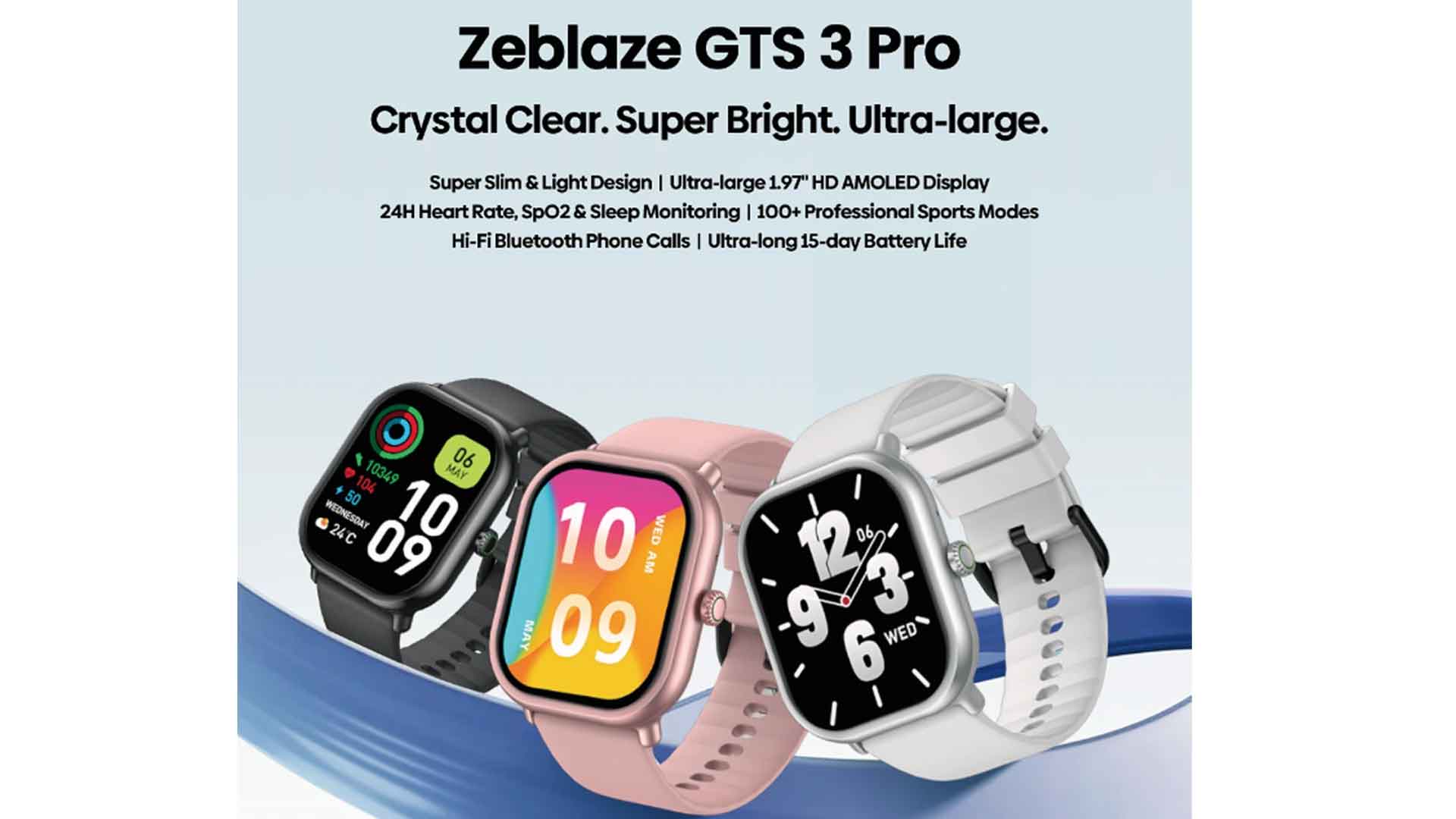 Zeblaze GTS 3 Pro smartwatch features, review, specs, price