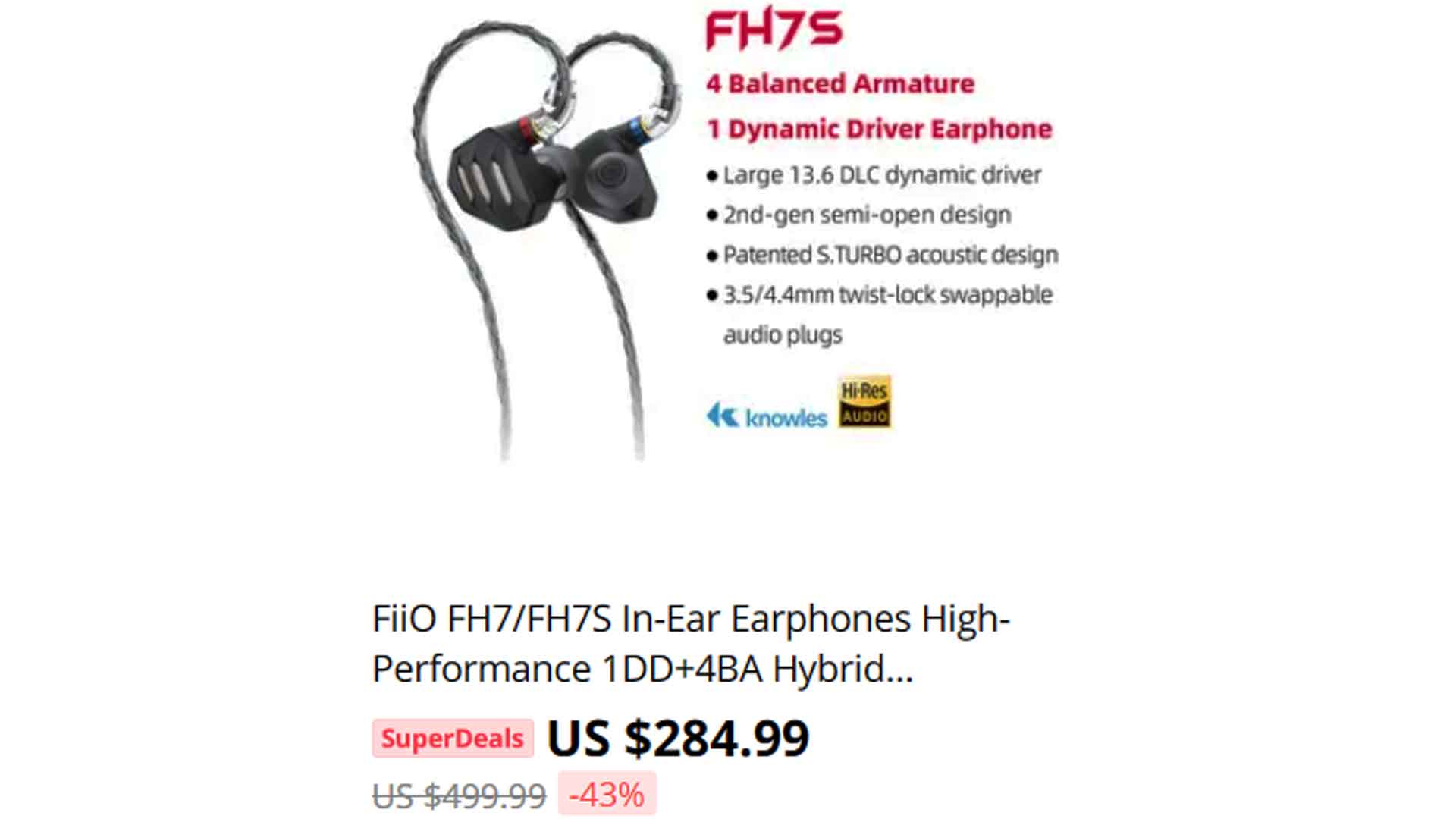 fiio fh7s price