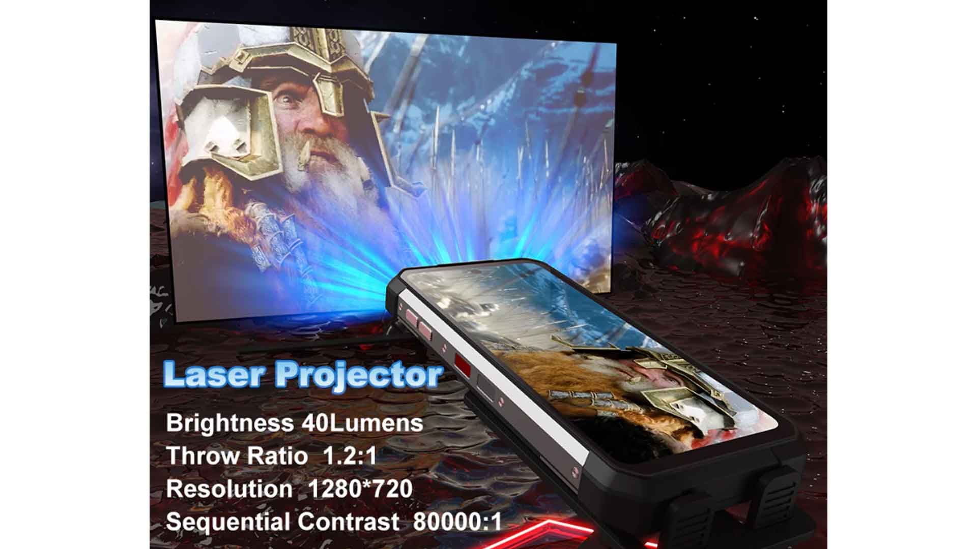 laser projector smartphone