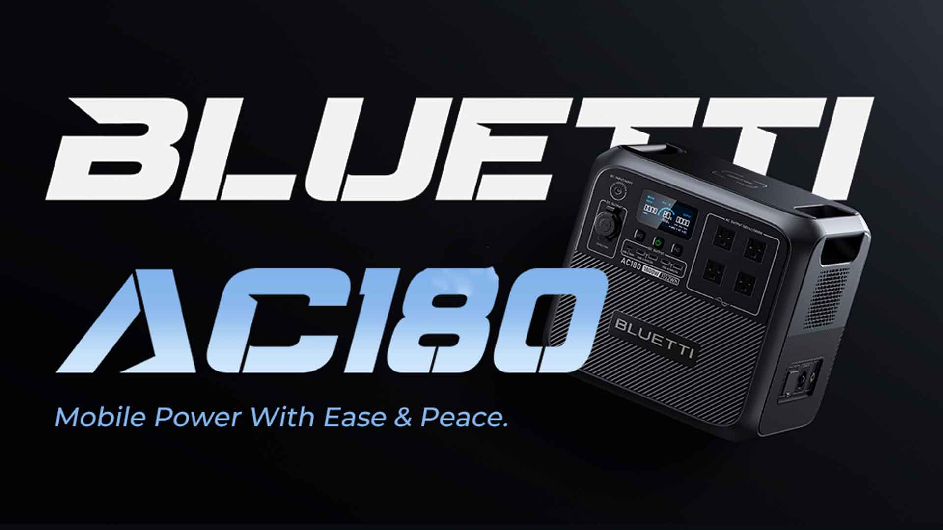 BLUETTI AC180, BLUETTI AC180 review, BLUETTI AC180 features, BLUETTI AC180 specs, BLUETTI AC180 price, BLUETTI AC180 power station, portable power station, RV power station, solar power station