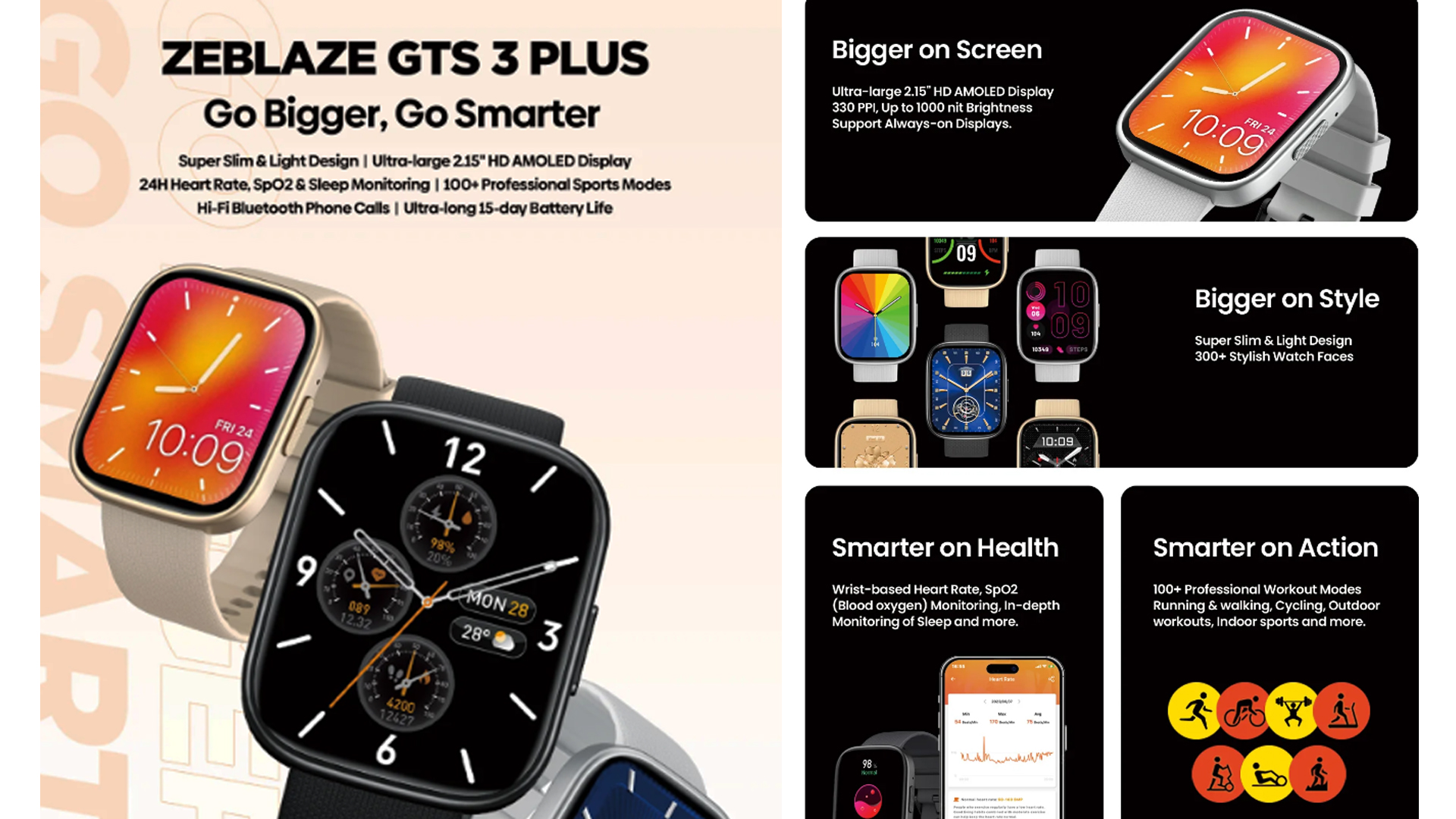 Zeblaze GTS 3 Plus smartwatch review, features, specs, price