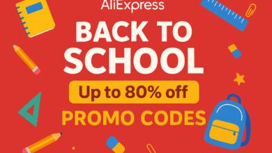 AliExpress Mega Brands Sale, AliExpress promo codes, Back to School discounts,