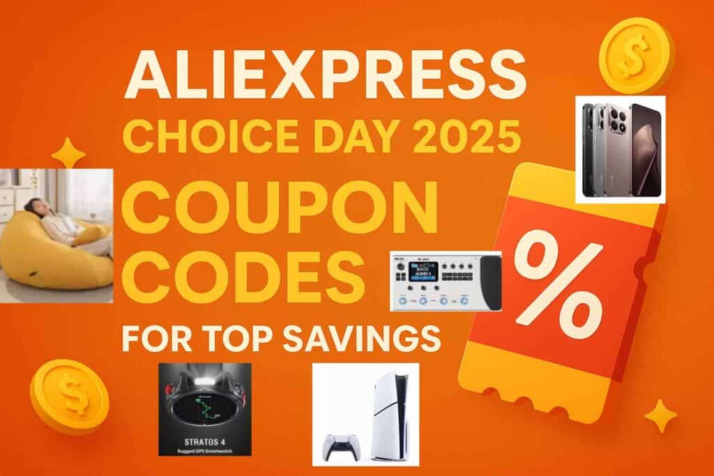 AliExpress Choice Day 2025 coupon codes