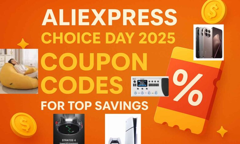 AliExpress Choice Day 2025 coupon codes