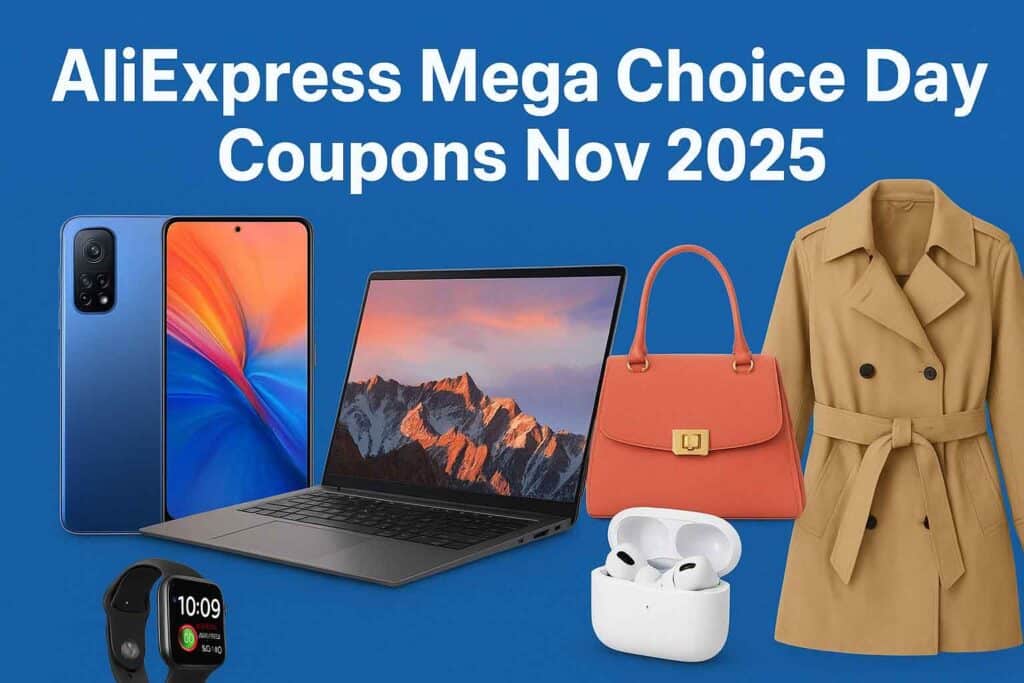 AliExpress Mega Choice Day Coupons Nov 2025