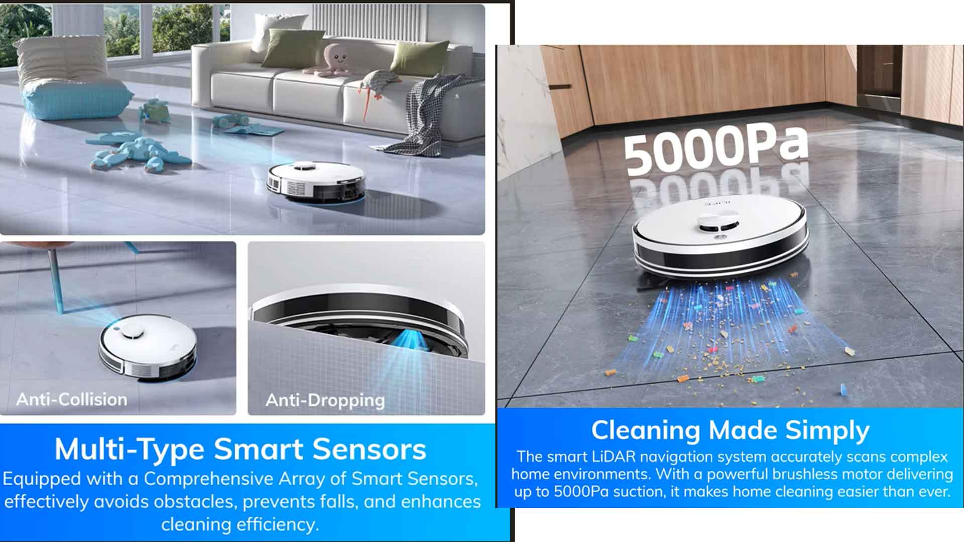 ILIFE A30 PRO robot vacuum cleaner