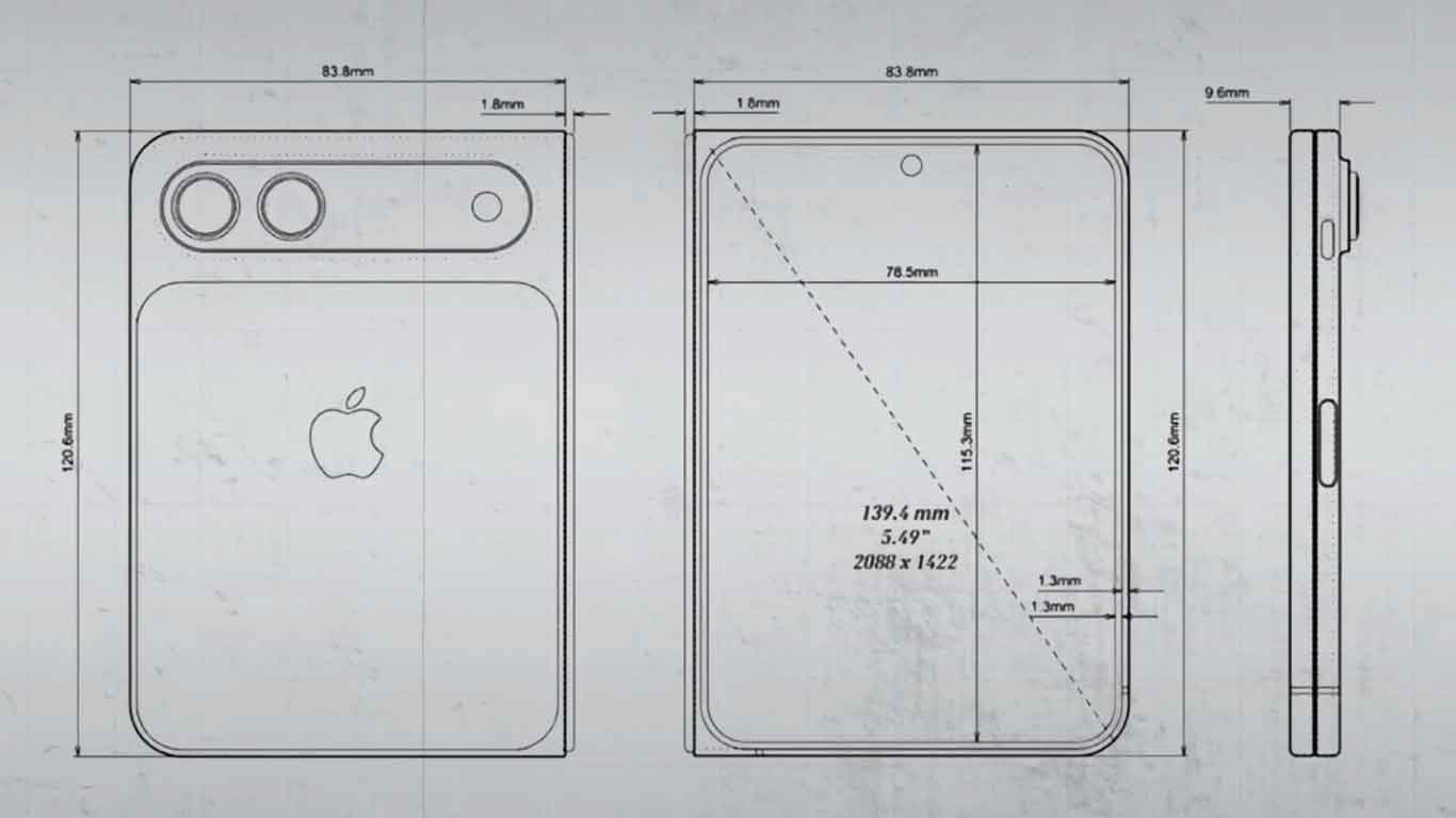 iPhone Fold size parameters leak