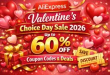 AliExpress Valentine’s Choice Day Sale February 2026 promo codes