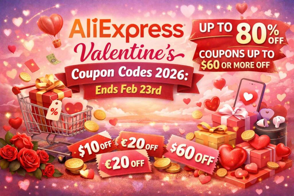 AliExpress Valentine’s Coupon Codes 2026