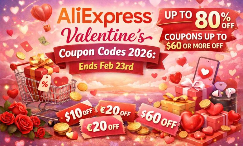 AliExpress Valentine’s Coupon Codes 2026
