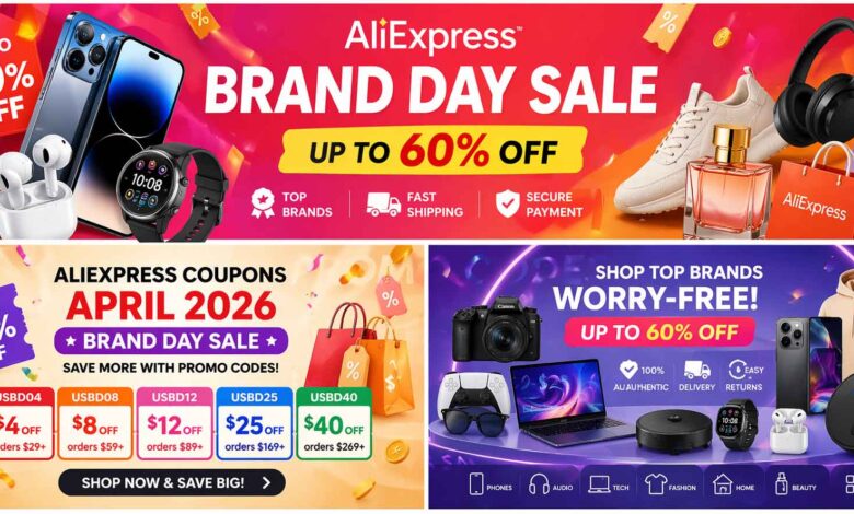 AliExpress coupon codes 2026, sale offers, deals