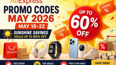 AliExpress Coupon Codes May 2026 Sunshine Savings sale