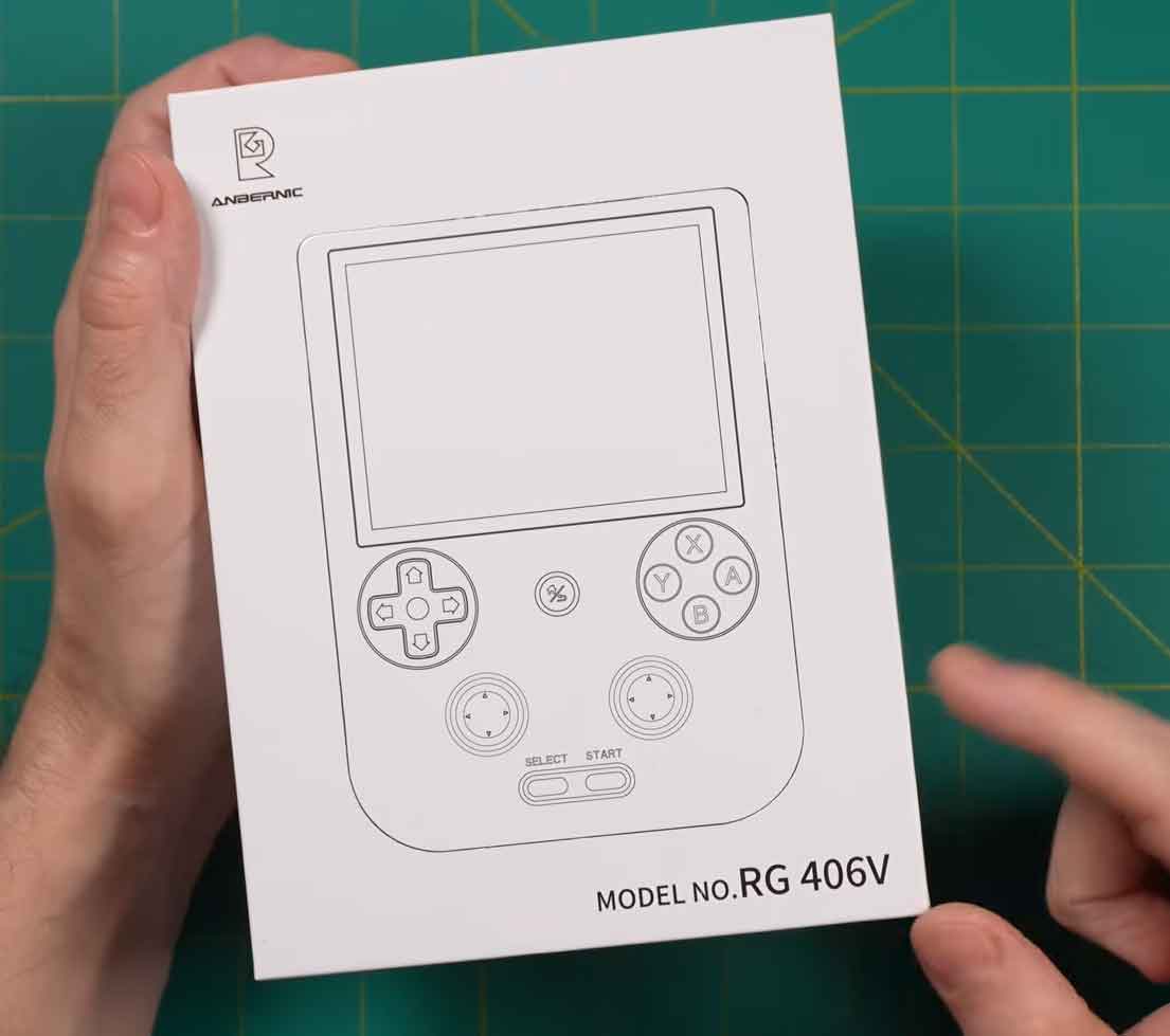 Anbernic RG406V review, unboxing