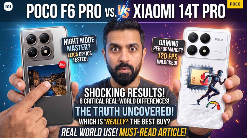POCO F6 Pro vs Xiaomi 14T Pro