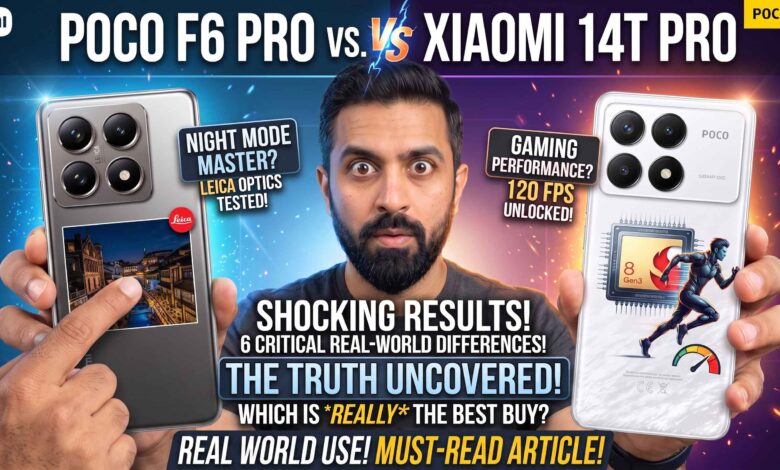 POCO F6 Pro vs Xiaomi 14T Pro