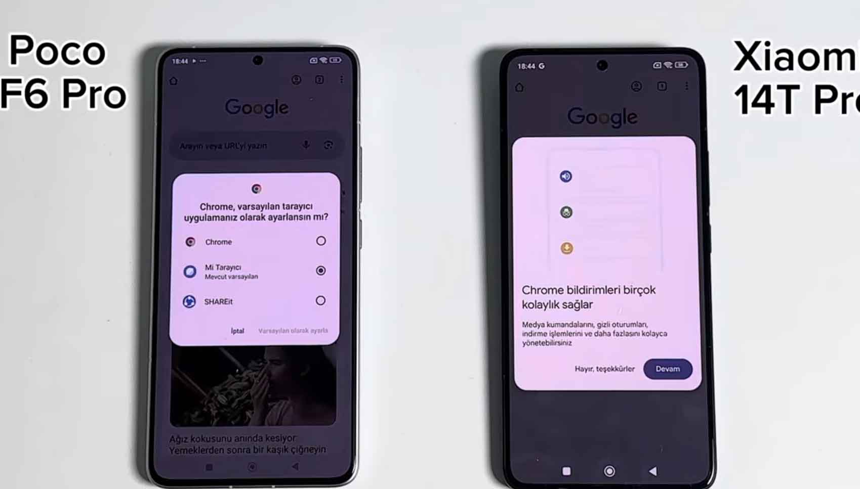 POCO F6 Pro vs Xiaomi 14T Pro display