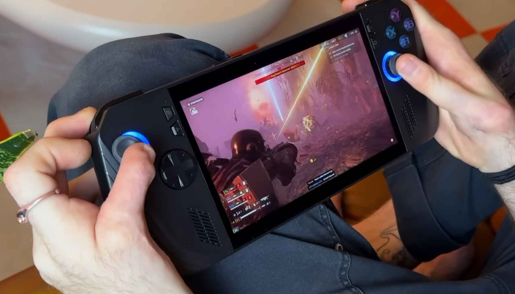 ROG Ally X gaming console 