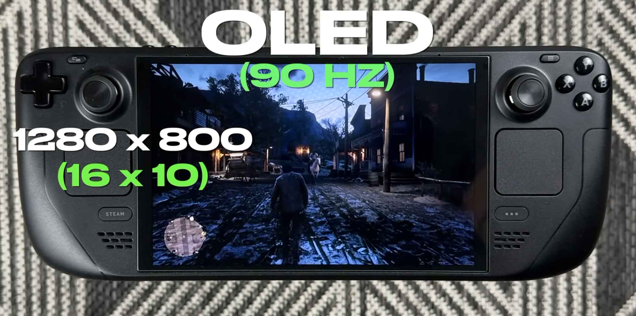 Steam Deck OLED display