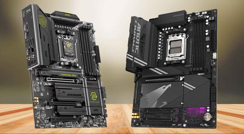 AMD X870E vs B850 motherboard