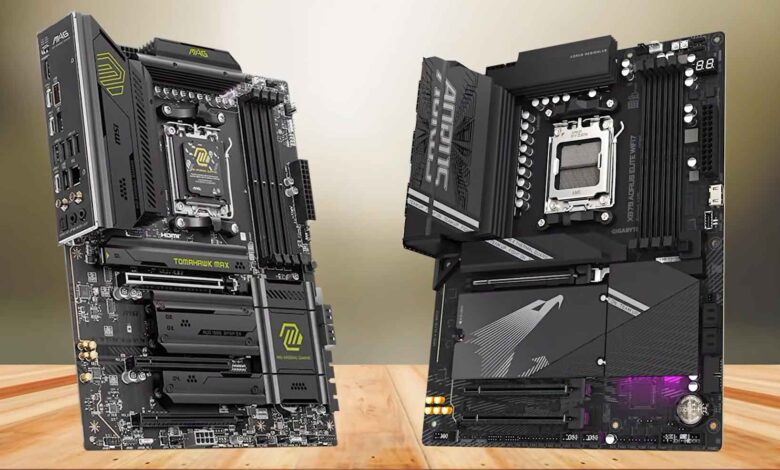 AMD X870E vs B850 motherboard