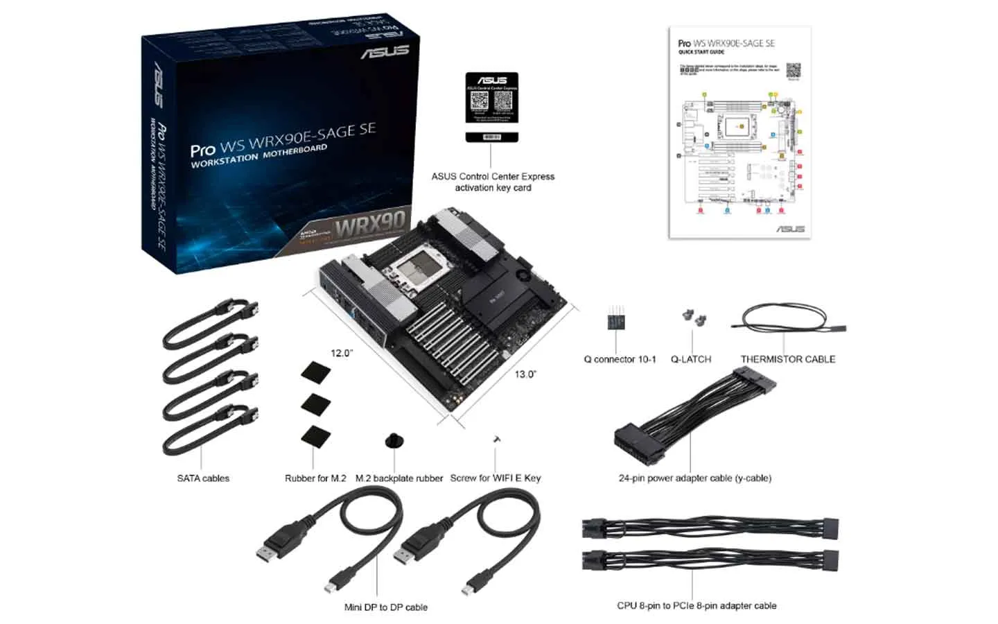 ASUS Pro WS WRX90E-SAGE SE motherboard for local AI workstation build