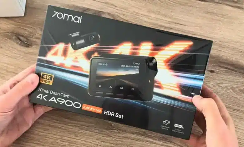 70mai A900 Ultra retail box set packaging