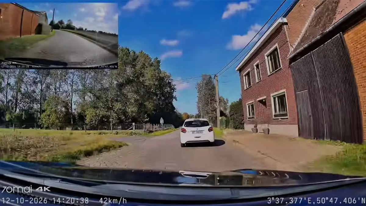 70mai A900 Ultra daytime 4K dash cam footage