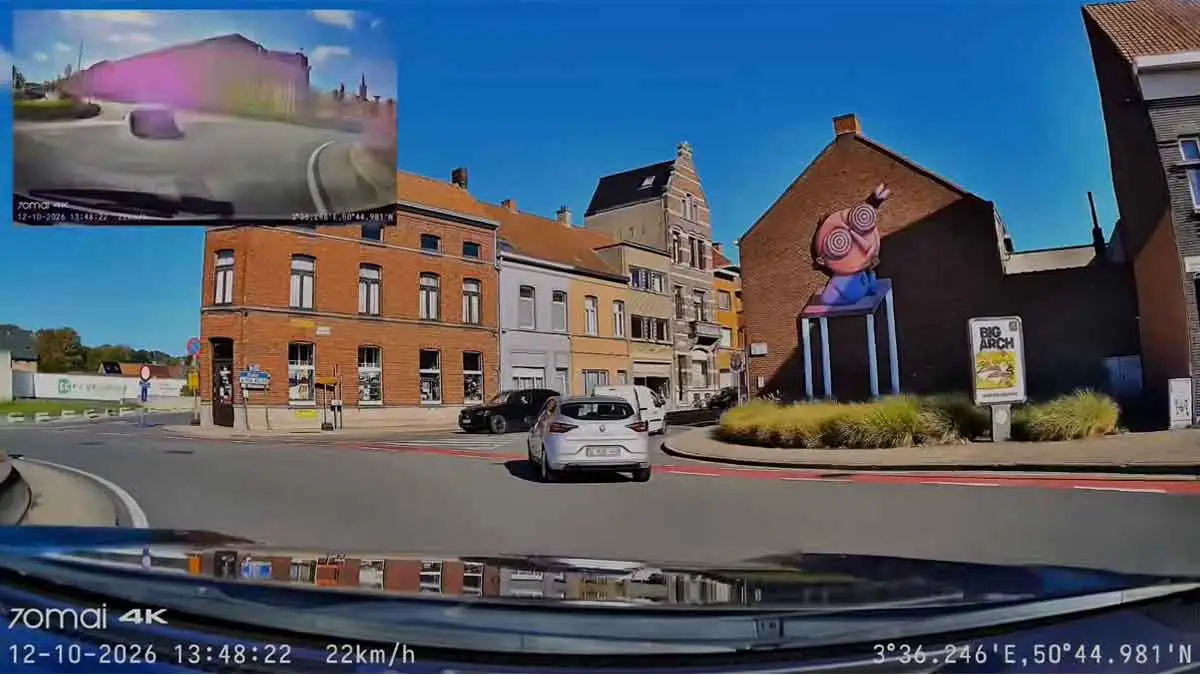 70mai A900 Ultra daytime 4K dash cam footage